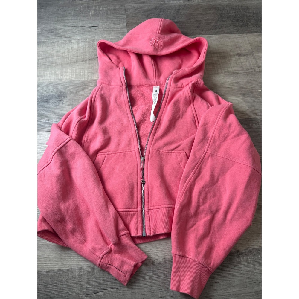 Lululemon Scuba Oversized Full-Zip Hoodie – Glaze Pink – Size M/L